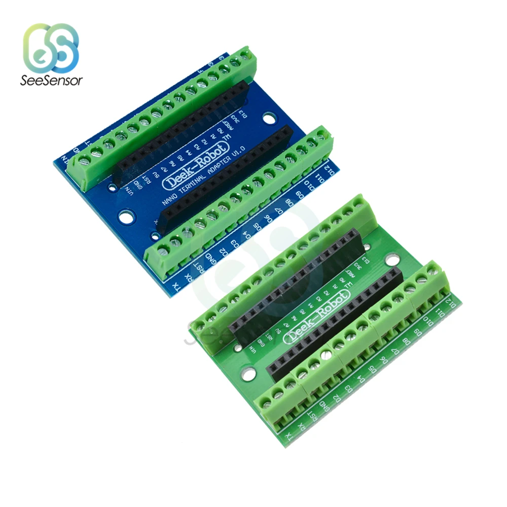 2 PCS Nano Terminal Adapter for the Arduino Nano V3.0 AVR ATMEGA328P-AU Module