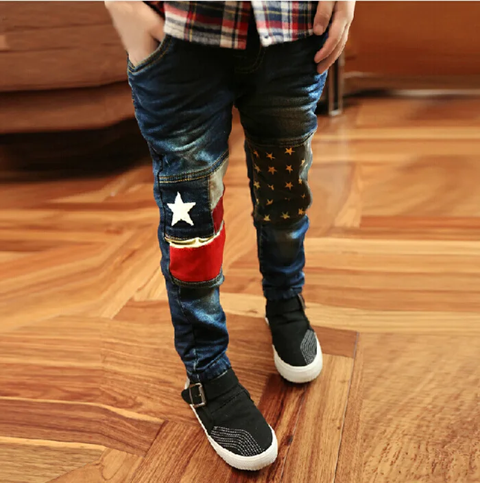  Boy Pants 2018 New Spring Autumn Children's Clothing Boys Casual Jeans Children Trousers Baby Pants