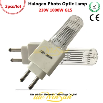 

Litewinsune 230V 1000W G15 Base Socket Halogen Photo Optic Lamp Source Fresnel Spot Project Lighting Lamp Source