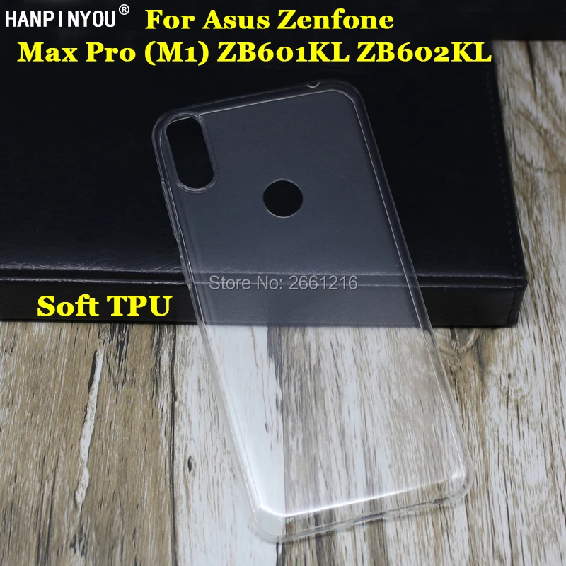 

For Asus Zenfone Max Pro (M1) ZB601KL ZB602KL Ultra Thin Soft TPU Camera Protect Silicon Gel Transparent Case Back Cover