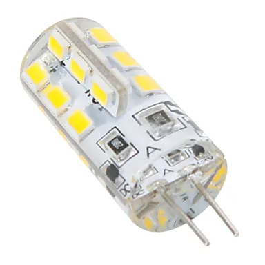 10 шт затемняемый G4 3W 24x2835SMD 180LM 3000 K/6000 K теплый белый/холодный белый светильник светодиодный кукурузная лампа(DC12V) 360 градусов