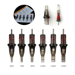 20 шт RM одноразовые татуировки картридж иглы Вращающаяся ручка поставка стерильных игл перманентного макияжа для татуировщик