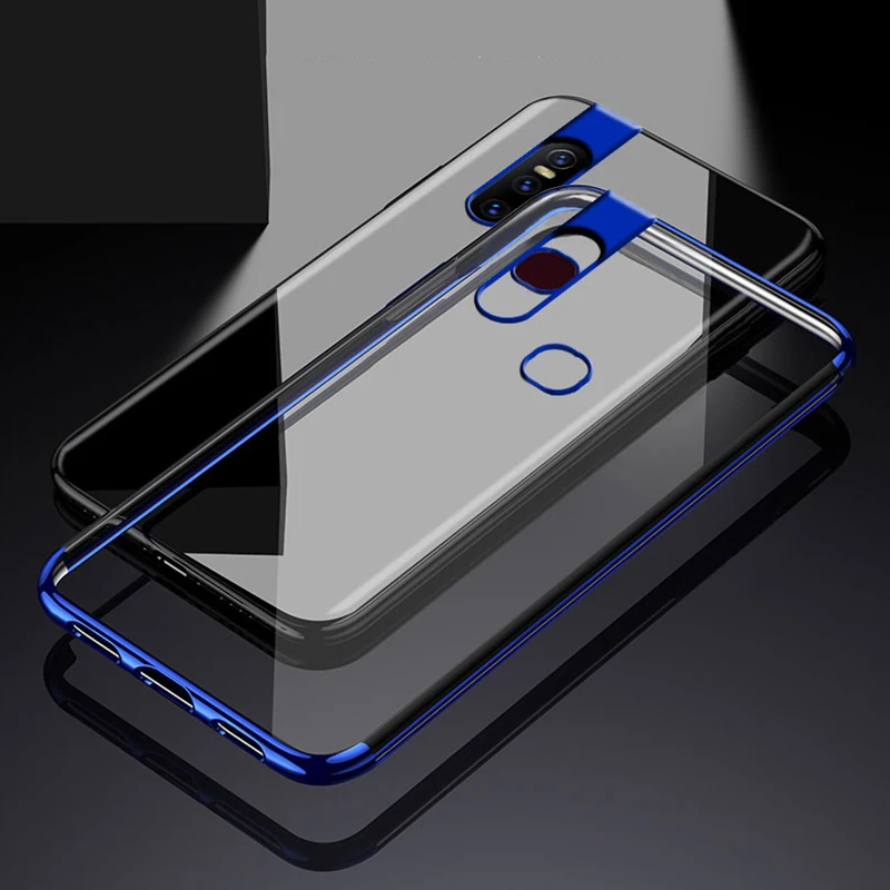 EXUNTON для Vivo V15 V15pro чехол бампер 15 Pro противоударный ультра тонкий прозрачный