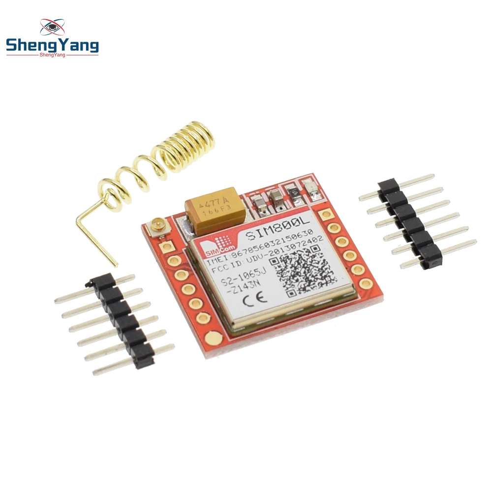 

1pcs ShengYang Smallest SIM800L GPRS GSM Module MicroSIM Card Core BOard Quad-band TTL Serial Port