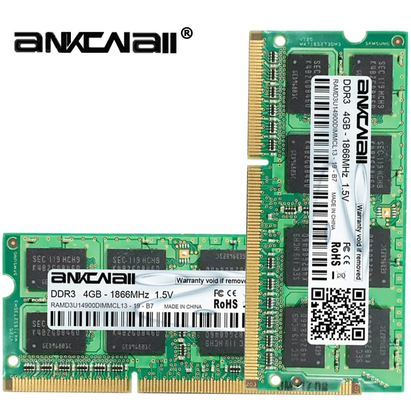 DDR3 4 ГБ/8 г ram 1866 МГц PC3 14900S ноутбук ПК DIMM память 204 контакты для системы Intel Высокая совместимость