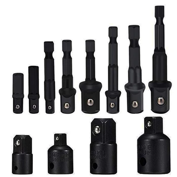 

Drill Socket Adapter And Impact 3-Inch Extension Socket Adapter Set,Extension Set Turns Power Drill Into High Speed Nut Driver