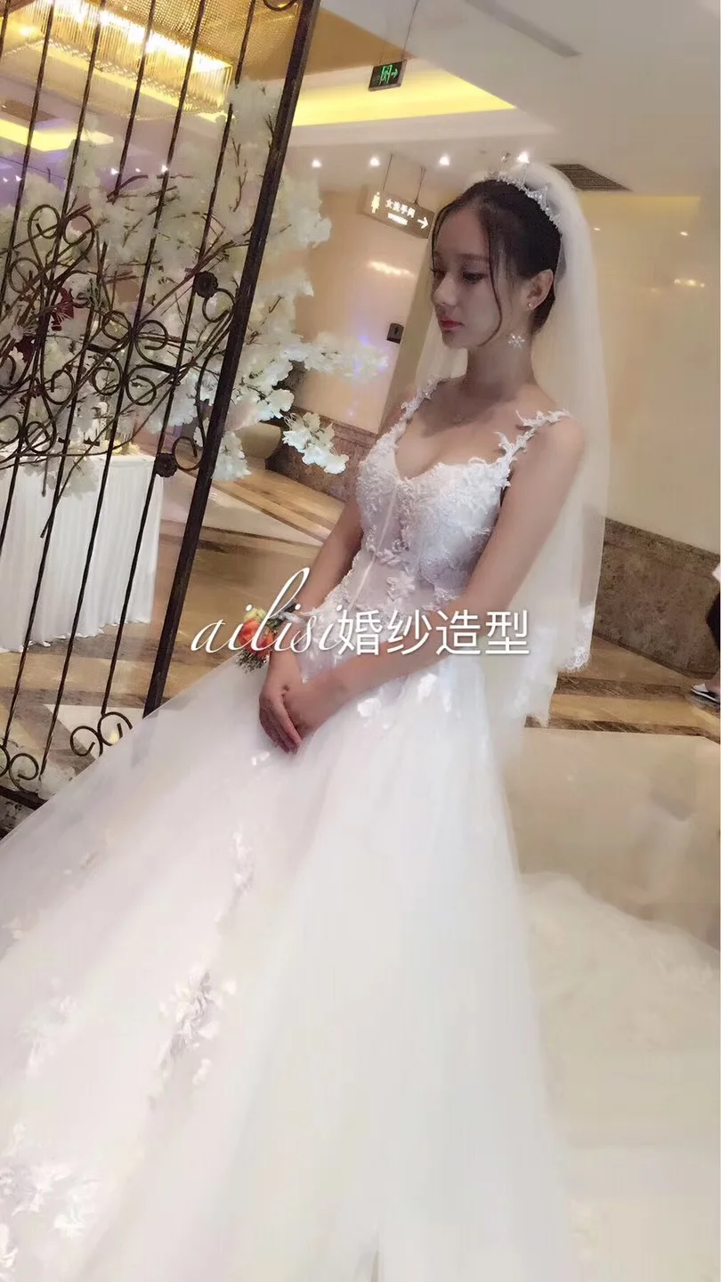 Поступление Новый 2018 Простой свадебное платье корсет Назад Illusion A-Line Off-the-Shoulder сексуальное свадебное платье es vestido de noiva