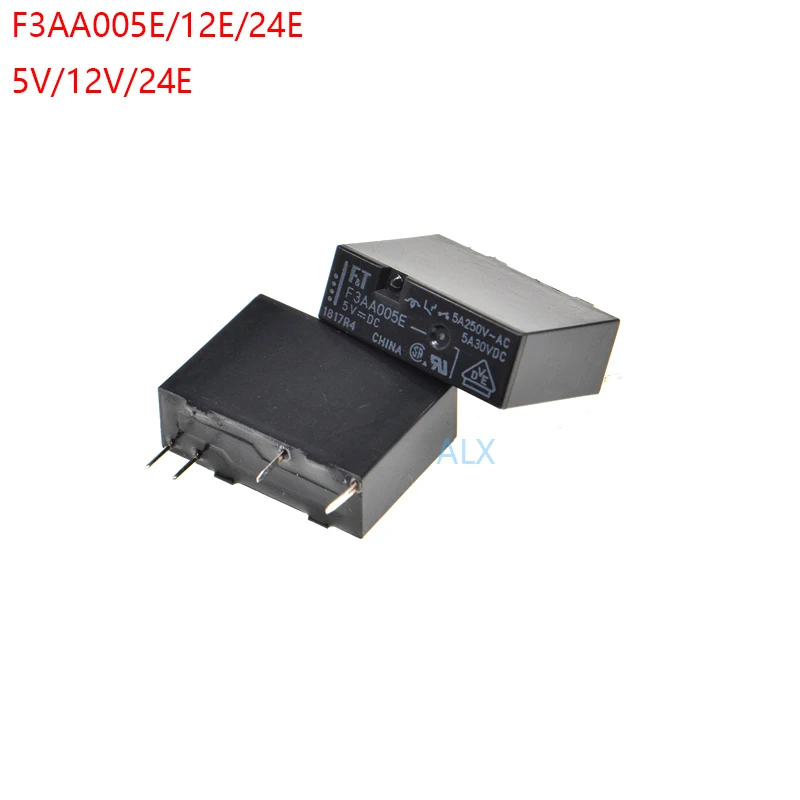 5 шт. реле мощности F3AA005 F3AA012E F3AA024E F3AA012 F3AA024 5VDC 12VDC 24VDC 5A 4pin 5V 12V 24V DC5V DC12V DC24V realys |
