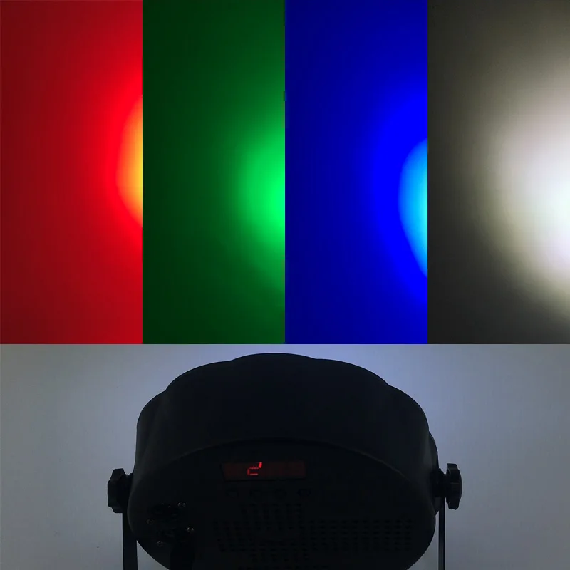 LED 파 라이트, RGBW 54x3W 디스코 워시 라이트, 8 채널 DMX 512 LED 업라이트, 무대 조명 효과 조명, 빠른 배송, 4 개