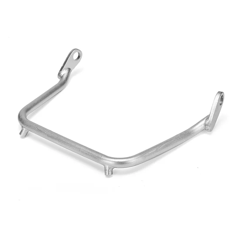 

Front Steel Pre-Drilled Silver Windshield Mounting Bracket For BMW R1200GS ADV 2004-2012 Long Service Life Matte Finish Surface