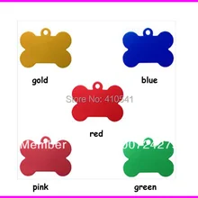 Жетоны для собак из алюминиевого сплава, жетоны для питомцев разных цветов, бирки для собак, DHL