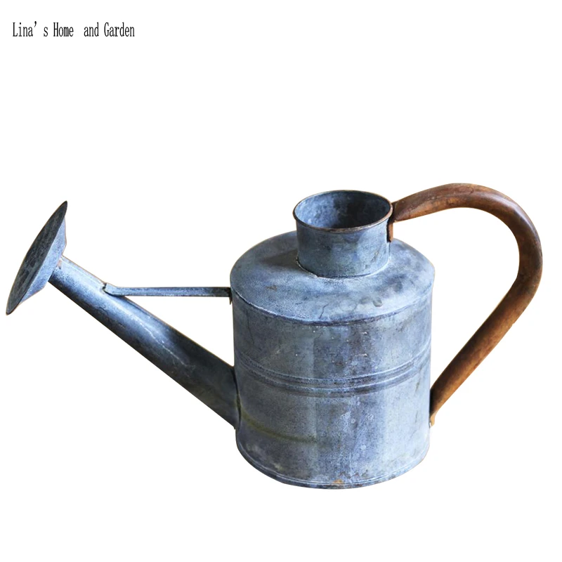 Small Gray Industrial Rustic Vintage Watering Can Water Cans Aliexpress