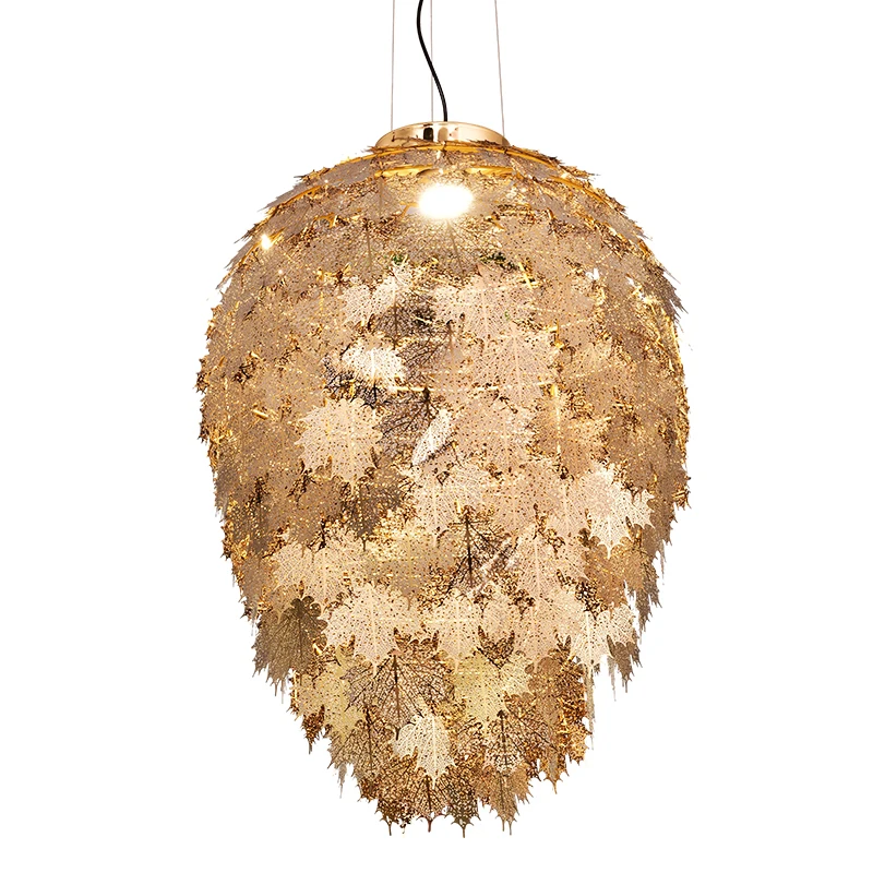 

Modern etching Pendant Lights leaves shape Stainless Steel Lampshade Home Lighting Lamp Fixtures Lampe suspension free shipping