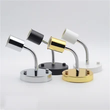 Универсальная гибкая лампа цоколь E27 E26 держатель для ламп термостойкие потолочные и настенные поворотные ламповый светильник