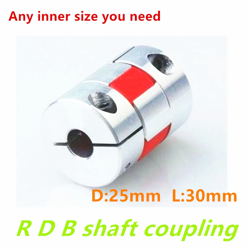 

NEW flexible Jaw Spider Plum Coupling Shaft Coupler 4mm 5mm 6mm 6.35mm 8mm 9mm 9.5mm 10mm 11mm 12mm D25 L30