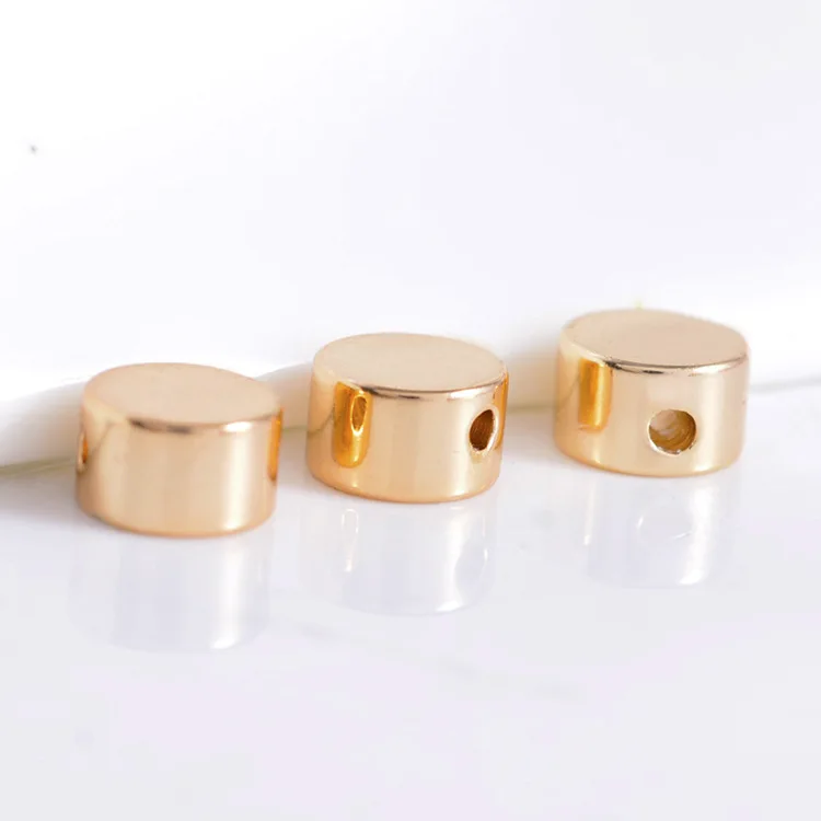 Cylindrical small hole copper septum pearlite hand chain accessories | Украшения и аксессуары