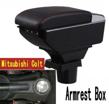 Для Mitsubishi Colt подлокотник коробка центральный магазин содержание коробка с подстаканником пепельница с интерфейсом USB