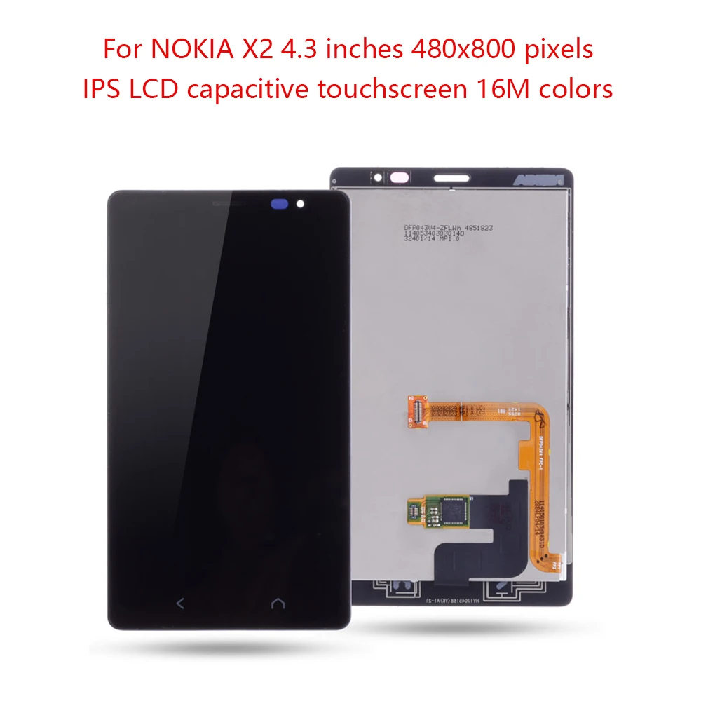 4 3 &quotSinbeda для NOKIA X2 ЖК дисплей сенсорный экран с рамкой Nokia дигитайзером сборки
