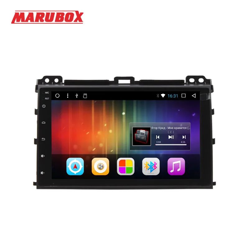 MARUBOX 4 ядра 2 Din gps Android 7 1 для Toyota Land Cruiser Prado 120 2002 2009 Wifi радио 1024*600 автомобильный