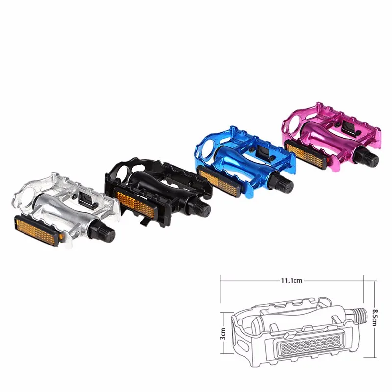 1 пара педали для велосипеда MTB противоскользящая алюминиевая Педаль для велосипеда из сплава Плоские Платформы велосипедные педали Аксессуары для велосипеда