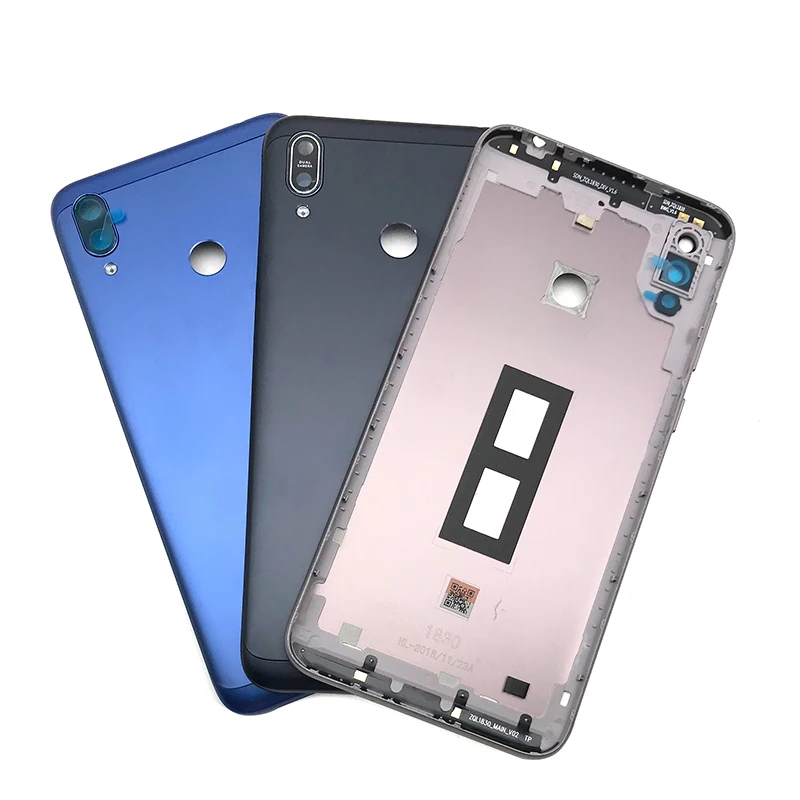 

1Pcs For Asus Zenfone Max M2 ZB633KL ZB632KL Back Door Case Battery Rear Housing Back Cover With Camera Glass Flash Lens