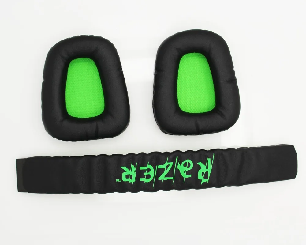 Сменные амбушюры для Razer Electra накладки на наушники игрового ПК черные и