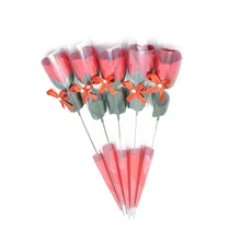 5 шт. мыло розы цветок свадьба любимые День Святого Валентина Рождественские подарки 5 цветов