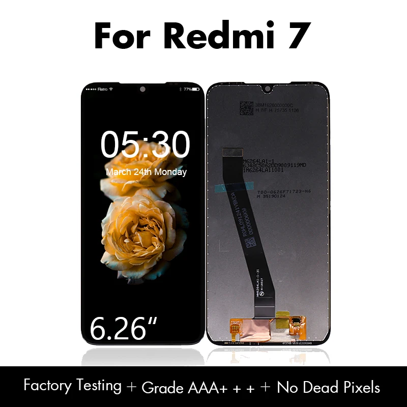 

Black LCD for Xiaomi for Redmi 7 LCD Display Screen Touch Digitizer for Redmi 7 Screen Display Replacement Free Shipping