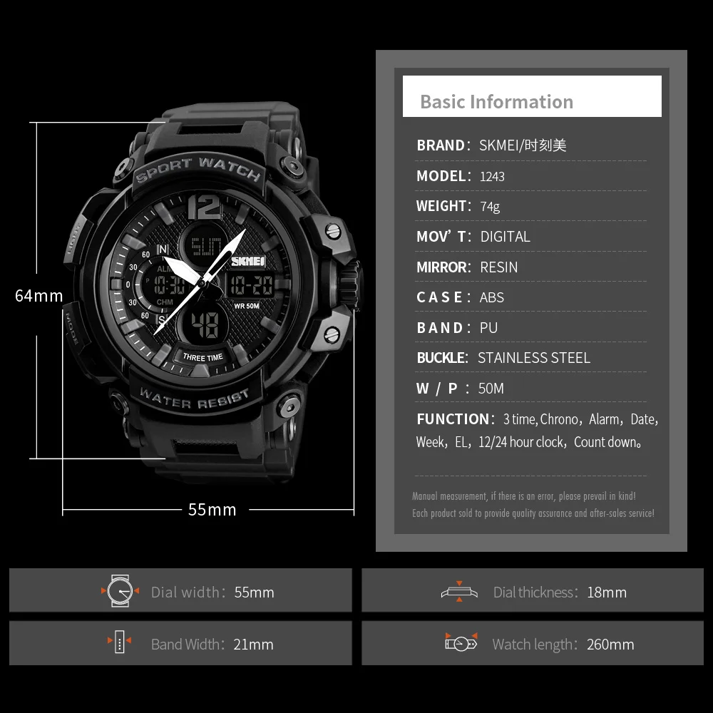 Армейские часы спортивные водонепроницаемые мужские s часы лучший бренд Роскошные мужские электронные цифровые часы мужские Relogio Masculino
