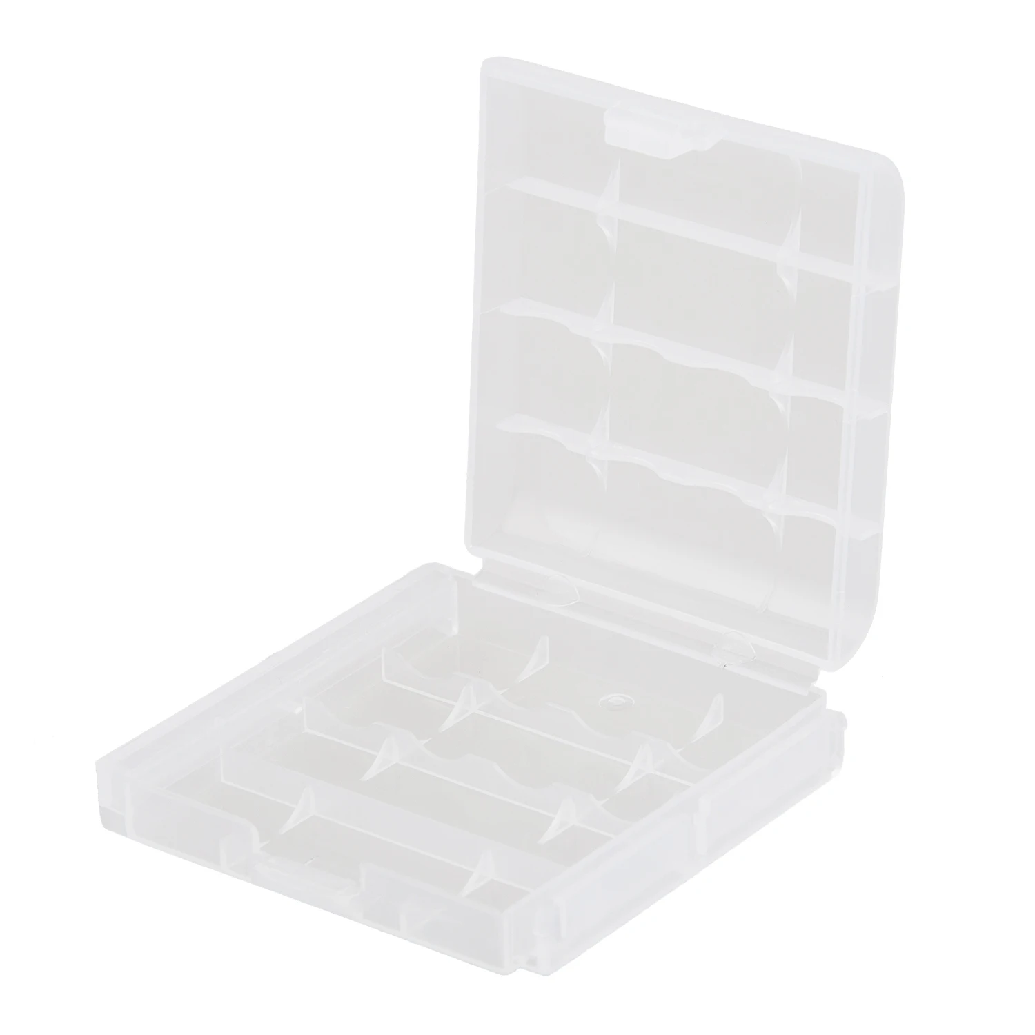 5x New Clear Plastic Battery Box Storage Case Cover Holder For AA AAA