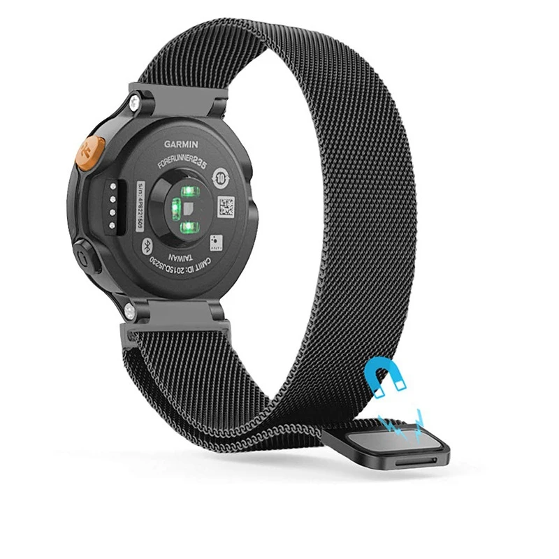 Металлический ремешок для наручных часов Garmin Forerunner 220 230 235 630 620 735 смарт-браслет Нержавеющая сталь браслет аксессуары