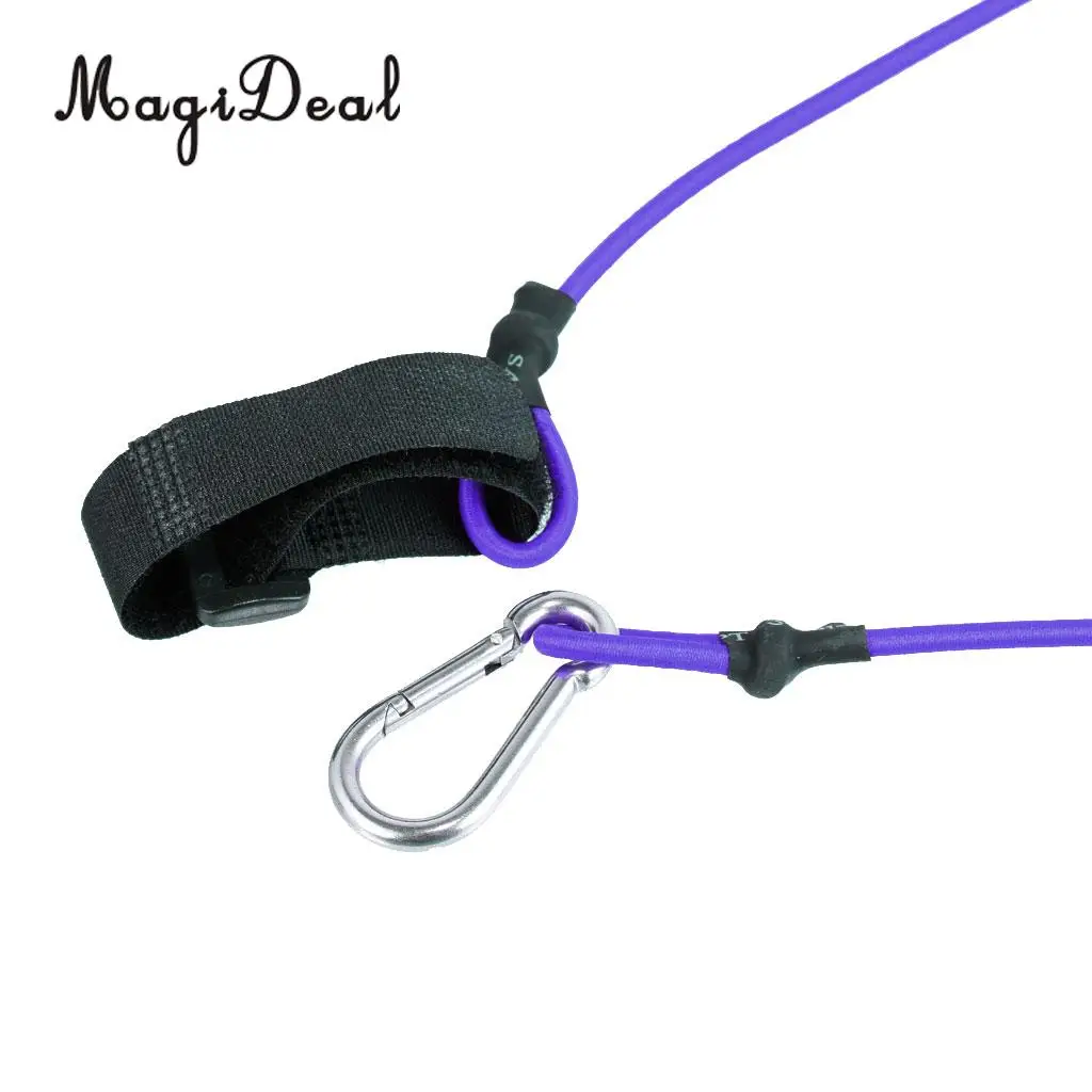 Elastic Kayak Canoe Safety Leash Fishing Rod Lanyard Paddle Leash for Kayaking Canoeing Rafting Inflatable Boat Accessories