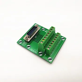 

D-SUB DB15 Male Header Breakout Board, Terminal Block, Connector.