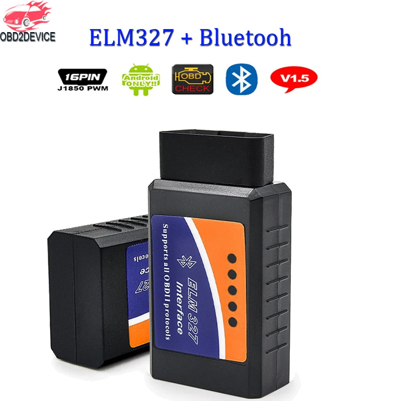 Top quality ELM327 V1.5 Bluetooth ELM 327 V 1.5 OBD2 Code Reader ...