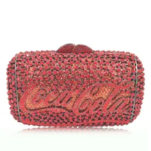 Элегантные открытые золотистые/синие/красные бриллиантовые женские вечерние сумочки-косметички, свадебные вечерние сумочки с кристаллами и сумочки