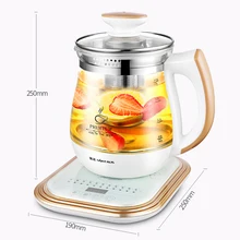 1.8L Многофункциональный Kattle Многофункциональный Нержавеющая сталь Электрический чайник из экоматериалов чайник