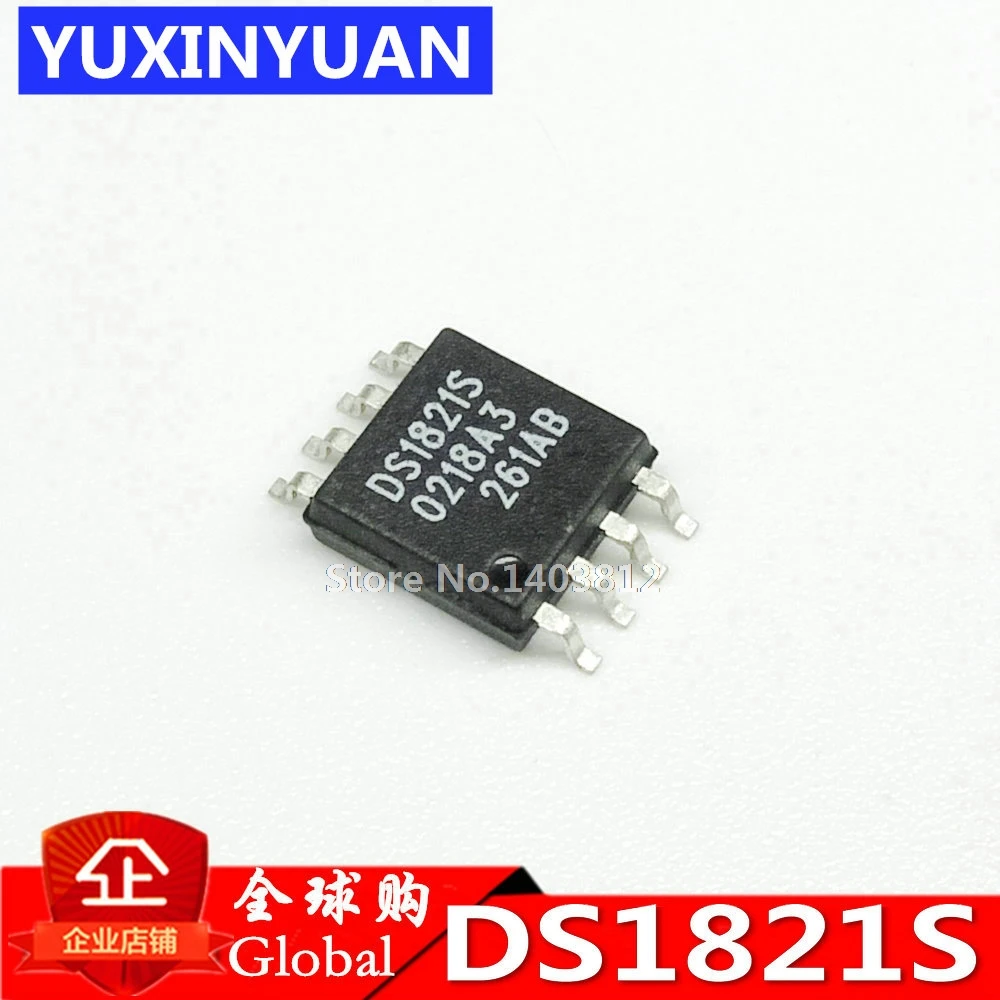 

DS1821S DS1821 SOP-8 10pcs/lot Programmable Digital Thermostat and Thermometer