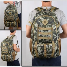 Sac à dos tactique de camouflage Molle de 50l, sac à dos imperméable de l'armée Mochila pour randonnée et chasse, sac à dos de tourisme, sac de Sport en plein air, nouvelle collection