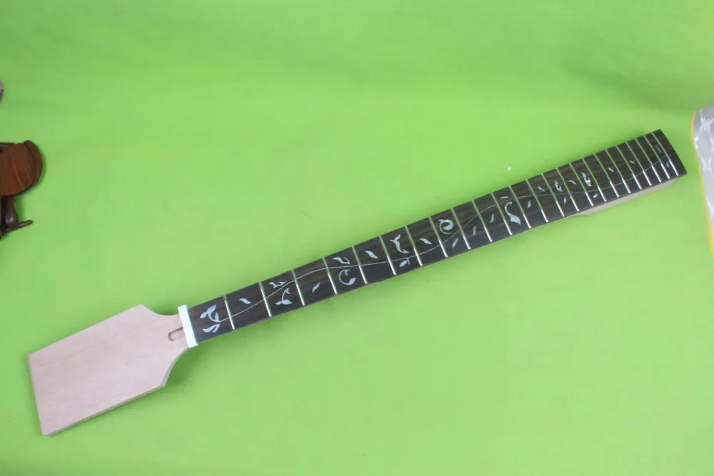 

one unfinished bass electric guitar neck Solid wood 22 fret New 34