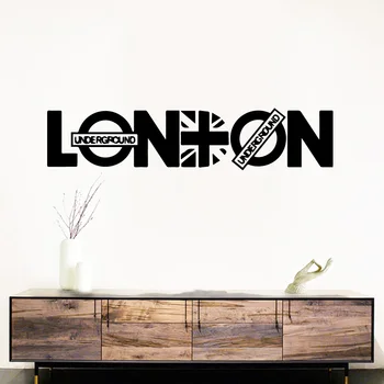 

Pretty LONDON Self Adhesive Vinyl Waterproof Wall Decal For Home Decor Living Room Bedroom Decal Mural