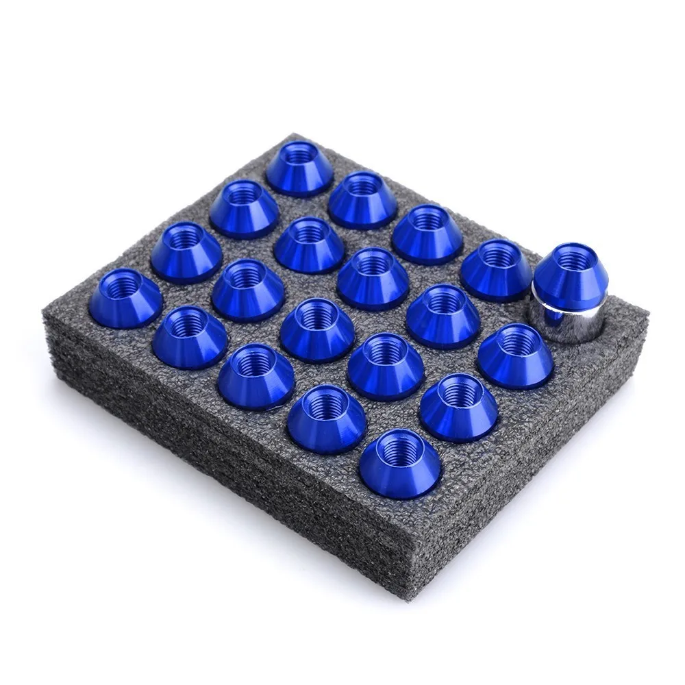 Najtaniej Samochód Anti theft 6061 koło ze stopu aluminium nakrętki mocujące długość 35MM M12 * 1.5 M12 * 1.25 Jdm Aftermarket nakrętki z końcówką