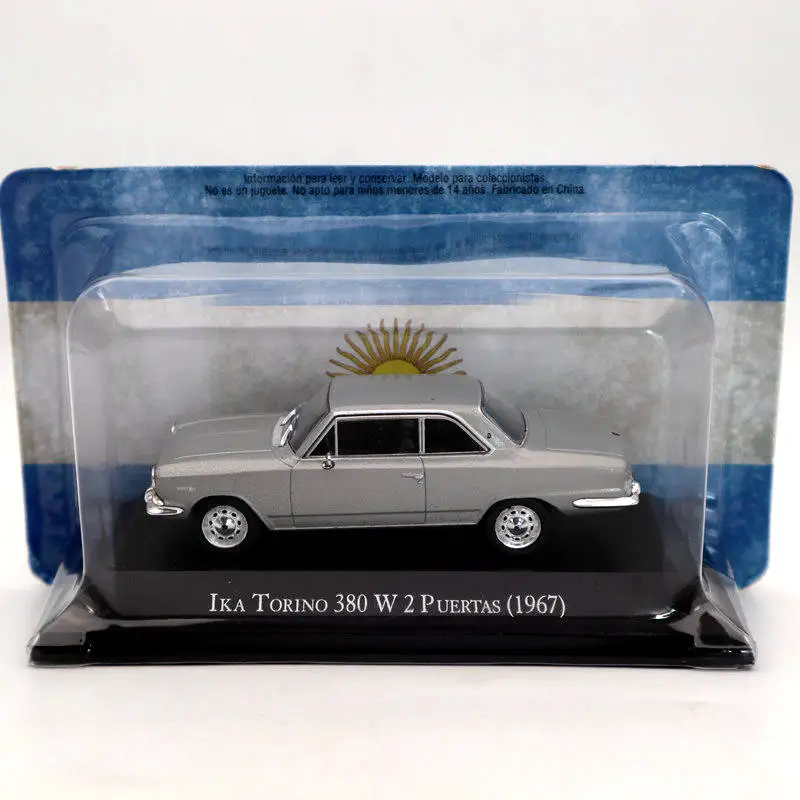 IXO alтая 1:43 IKA Torino 380 W 2 Puertas модель с серебряным литьем под давлением ограниченная