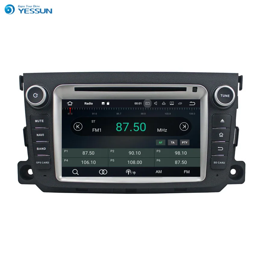 Perfect Yessun For Benz Smart 2015~2016 Android Multimedia Player System Car Radio Stereo GPS Navigation Audio Video With AM/FM 1