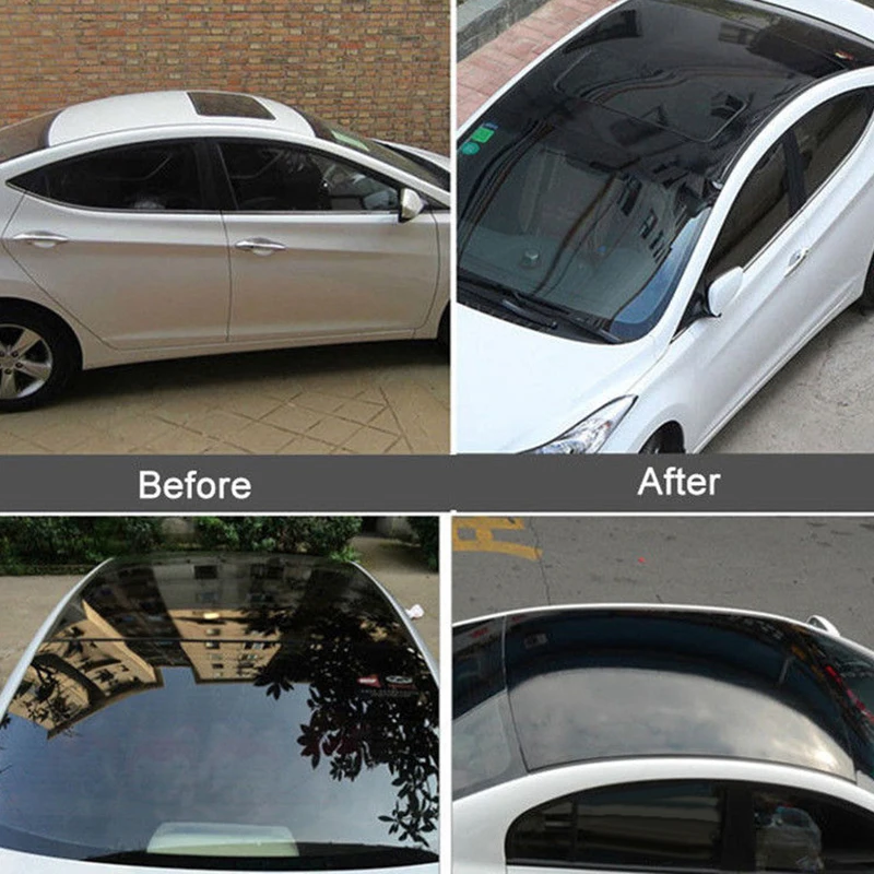 

Professional Car Sunroof Wrap Roof Film Waterproof Air Release Vinyl DIY Sticker