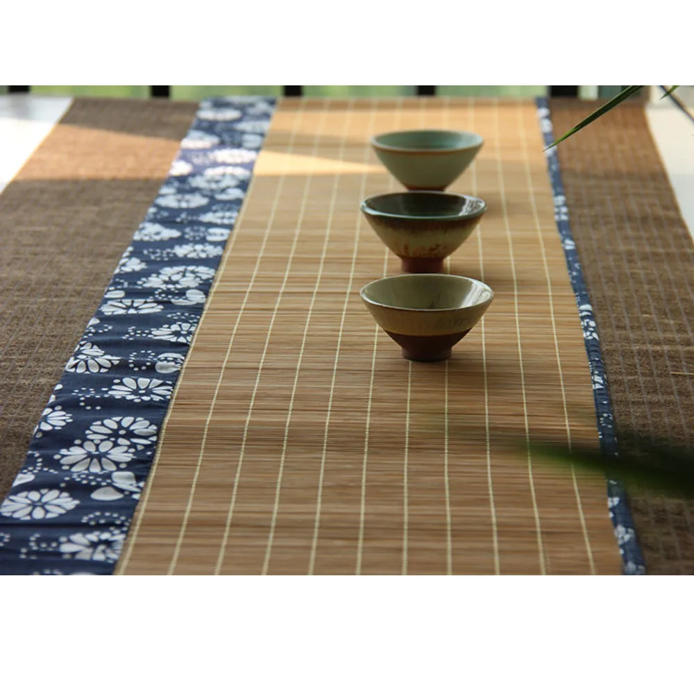 30*60cm Natural Bamboo Placemats Table Runner Chinese Gongfu Tea mats