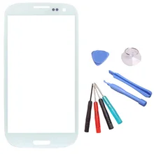 Free Shipping White Outer Front Screen Glass Lens With Free Replacement Tool For Samsung Galaxy S3
