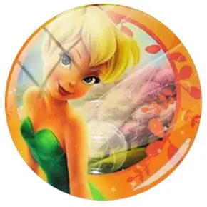 JWEIJIAO 5 шт./лот милый чехол для Tinkerbell и феи фото Круглый DIY стекло кабошон купол демонстрационная плоская задняя часть делая результаты - Цвет: NS385 6