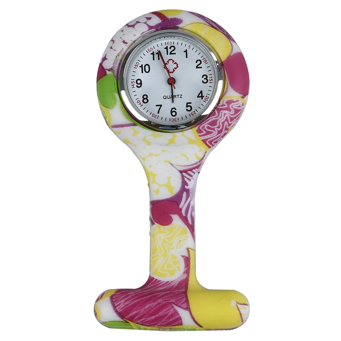 

KSOL Silicone Quartz Watch Nurse Doctor Brooch Pin Pliers Pocket watch Green purple