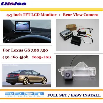 

Liislee For Lexus GS 300 350 430 460 450h 2005~2011 Car Rear Camera + 4.3" LCD Screen Monitor = 2 in 1 Parking Assistance System