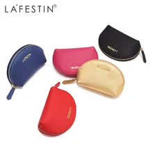 LA FESTIN Candy Color New Shell Leather Purse Wallet Purse Wallet Small Women Fashion Coin Purse Mini Change Purses Card Bags